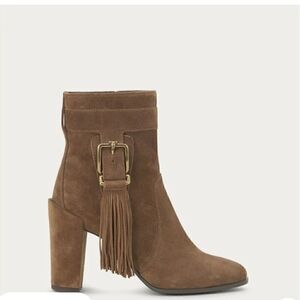 🌟NEW🌟TOD’S🌟Brown Suede Ankle Boots with Tassels